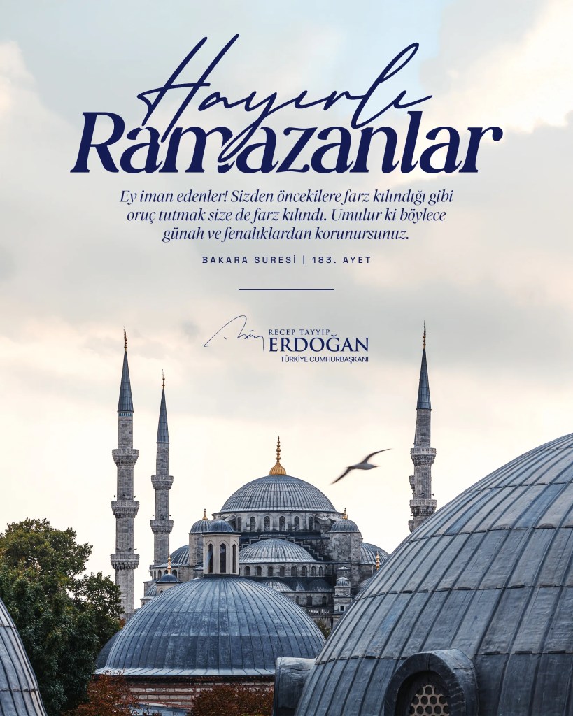 Cumhurbaşkanı Erdoğan'dan Ramazan Mesajı