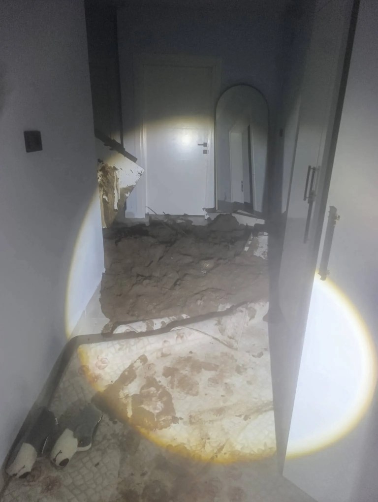 Hatay'da Sağanak Sonrası Toprak Kayması