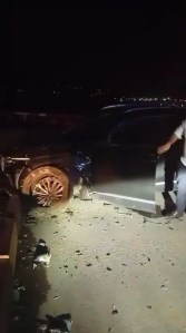 Hatay'da Polis Aracına Çarpan Otomobil Kazaya Neden Oldu