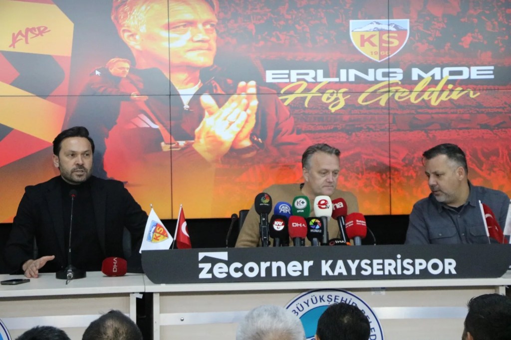 Kayserispor Erling Moe ile Anlaştı