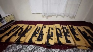 Şanlıurfa'da Volkanik Taşların Altında Cephanelik Bulundu