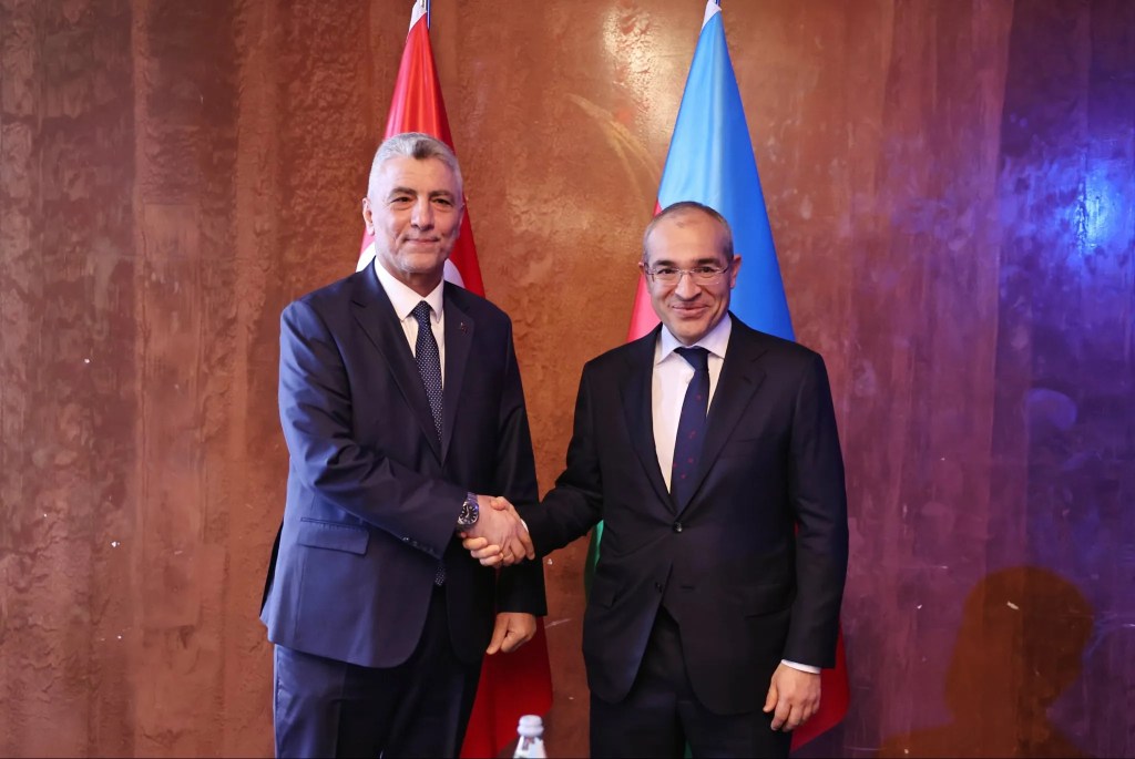 Bakan Bolat ve Cabbarov Gürcistan'da Buluştu