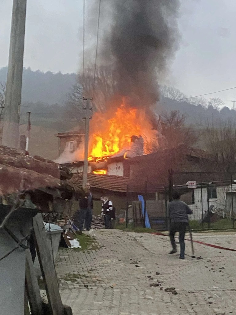 Bursa'da Sobadan Çıkan Yangında Yaşlı Çift Hayatını Kaybetti
