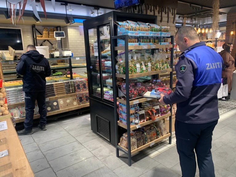 Çayırova’da bayram öncesi tatlı ve market denetimi