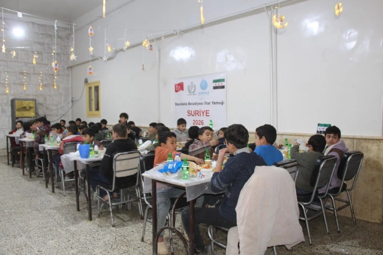 Başiskele’den Suriye’ye uzanan iftar sofrası