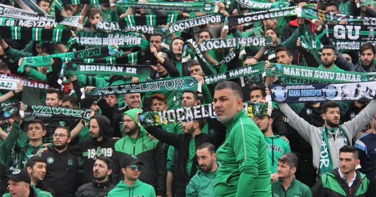 Kocaelispor taraftarından TFF’ye adalet konvoyu
