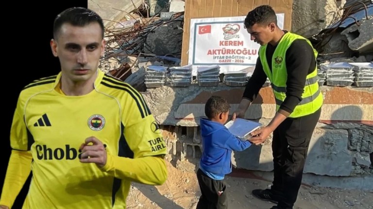 Kerem Aktürkoğlu’ndan Gazze’ye anlamlı iftar yardımı