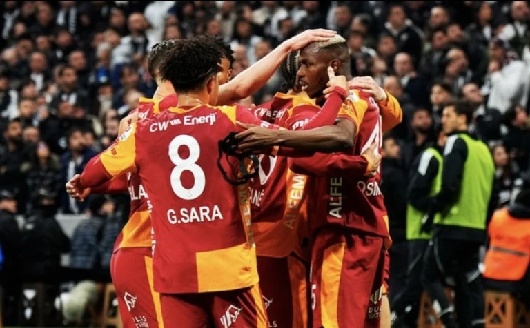 Galatasaray derbide Beşiktaş’ı tek golle geçti!