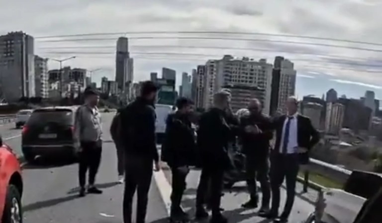 Sadettin Saran’ın kaza anı kamerada!