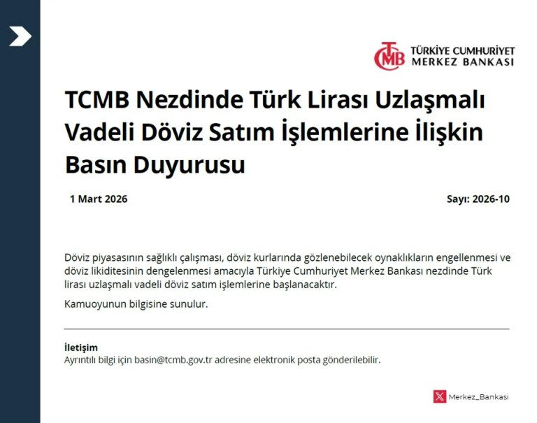 Merkez Bankası Döviz Kurlarına Müdahale Ediyor