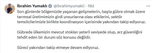 Bakan Yumaklı: Gübre Stokları Yeterli Seviyede
