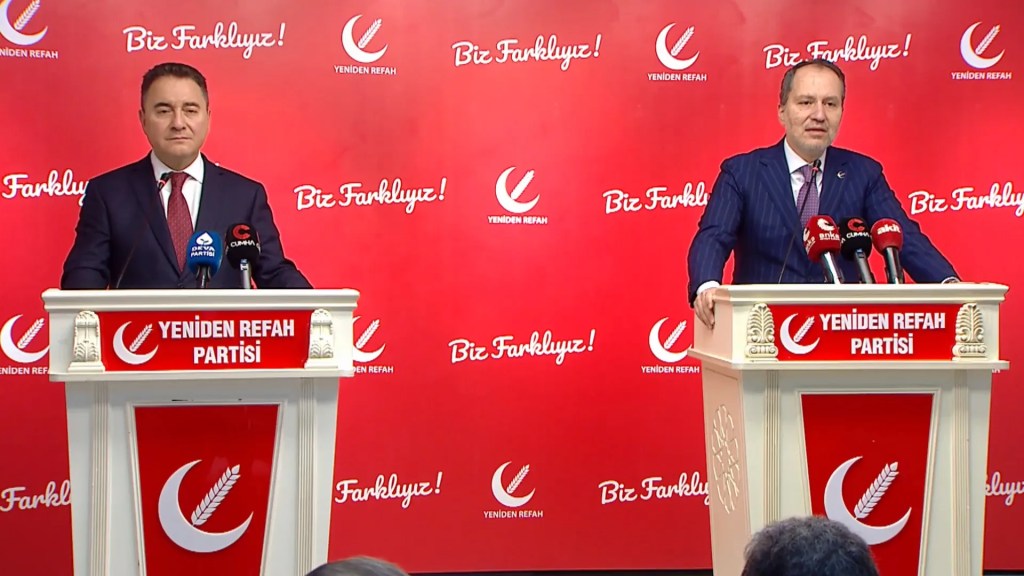 Babacan ve Erbakan'dan Ortak Basın Toplantısı
