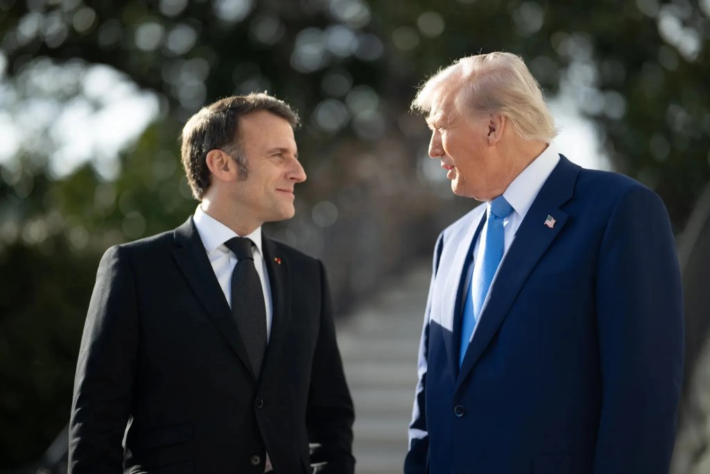 Macron ve Trump İran ve Lübnan'ı Görüştü