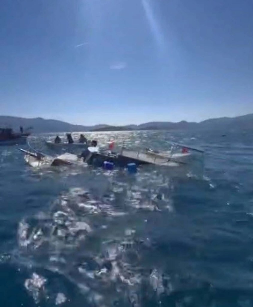 Bodrum'da Yarı Batık Tekne Faciası: 7 Kişi Kurtarıldı