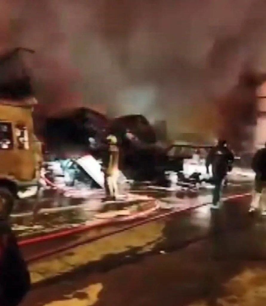 Ankara'da Hurdacılar Sitesinde Büyük Yangın