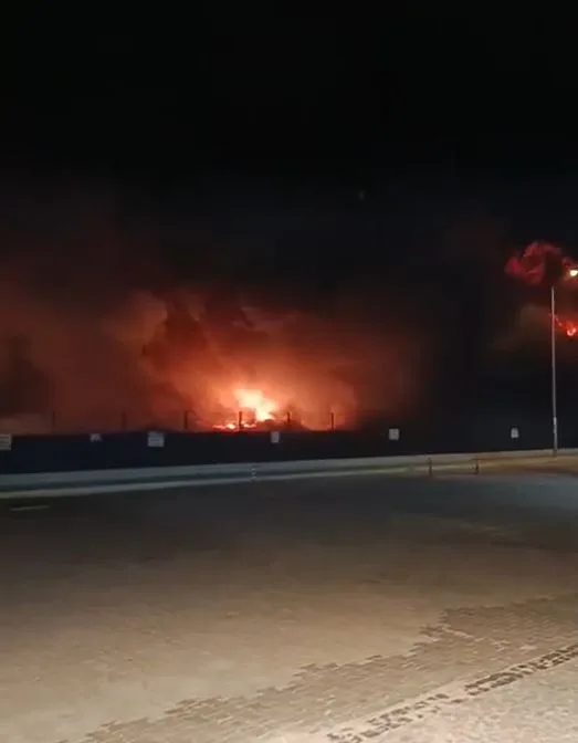 Osmaniye'de Tavuk Kesimhanesinde Yangın Çıktı