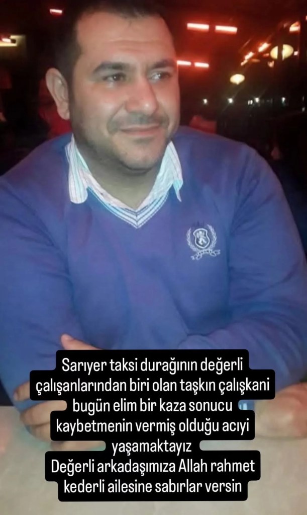 Sarıyer'de Taksi ve Minibüs Çarpıştı: 1 Ölü, 4 Yaralı