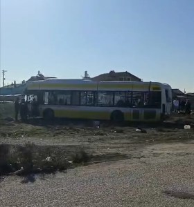Konya'da Belediye ve Servis Otobüsü Çarpıştı: 17 Yaralı