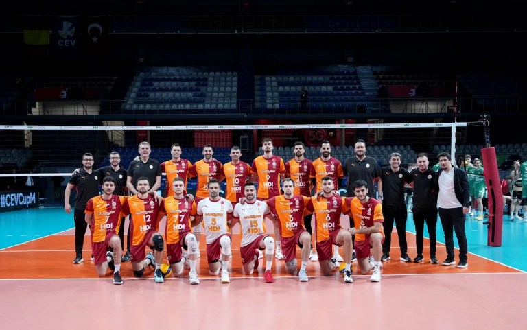 Galatasaray CEV Kupası'na Çeyrek Finalde Veda Etti