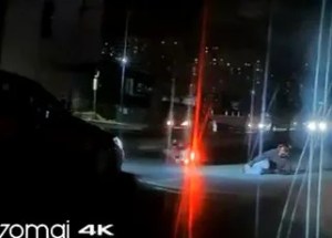 Başakşehir'de Motosiklet Kazası Kamerada