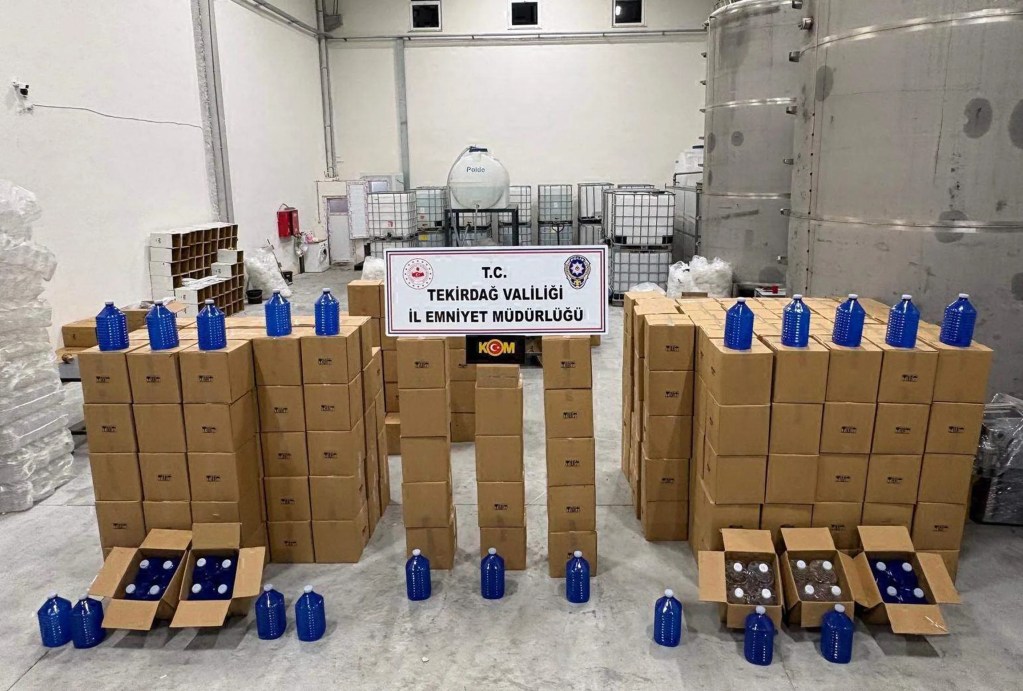 Tekirdağ'da Büyük Etil Alkol Operasyonu