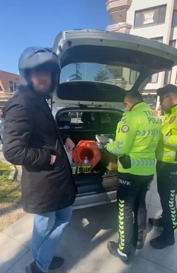 Alkollü Motosiklet Sürücüsüne 244 Bin TL Ceza