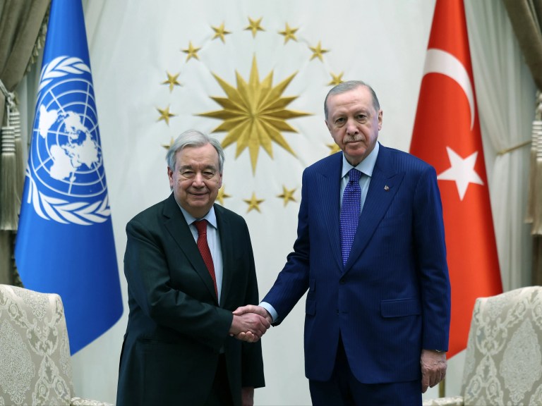 Erdoğan ve Guterres Ankara'da Bir Araya Geldi