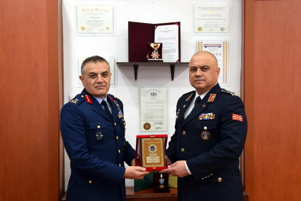 MSB Yetkilisi Tuğgeneral Toper Kuzey Makedonya'da