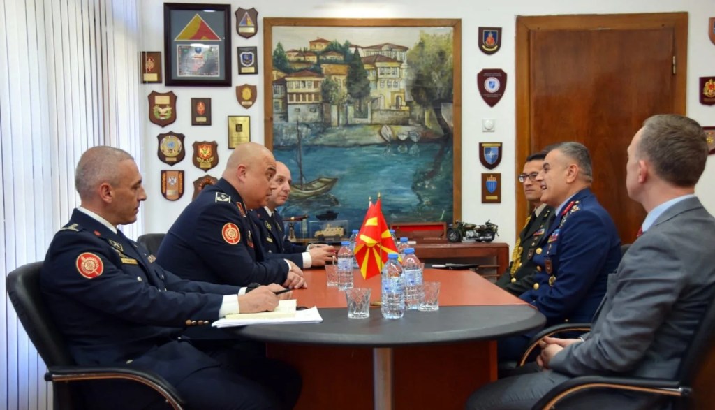 MSB Yetkilisi Tuğgeneral Toper Kuzey Makedonya'da