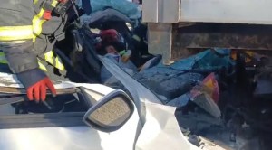 Çorum'da otomobil TIR'a çarptı: 1 kişi yaralandı