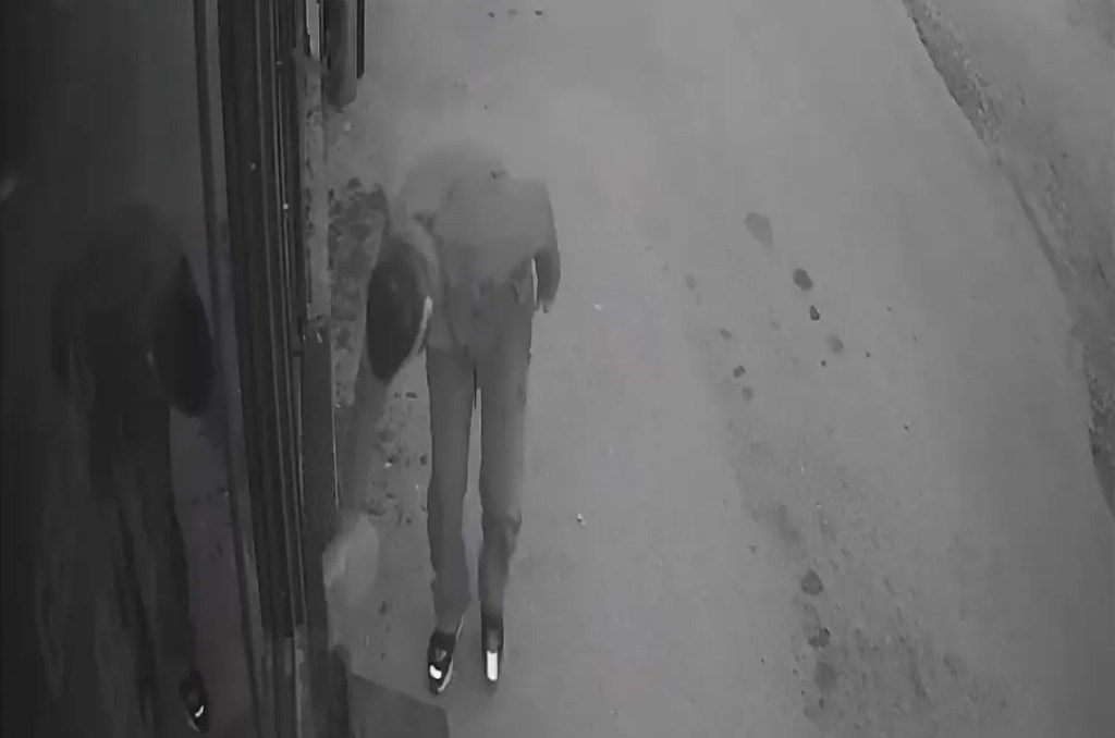 Bursa'da Pizza Zinciri Kundaklama Olayı Kamerada