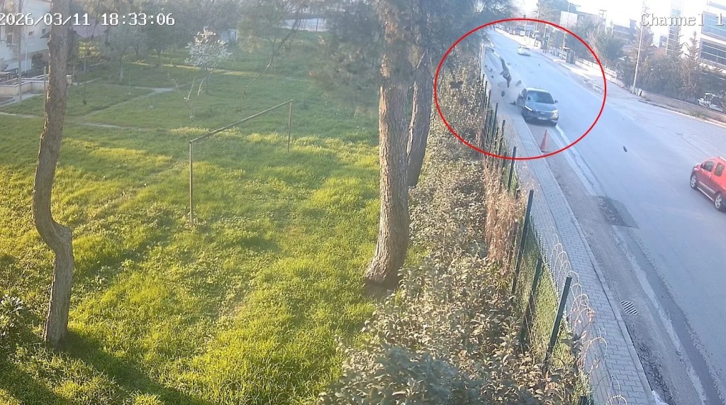 Bursa İznik'te Bisikletlinin Ölümüne Neden Olan Kaza Kamerada