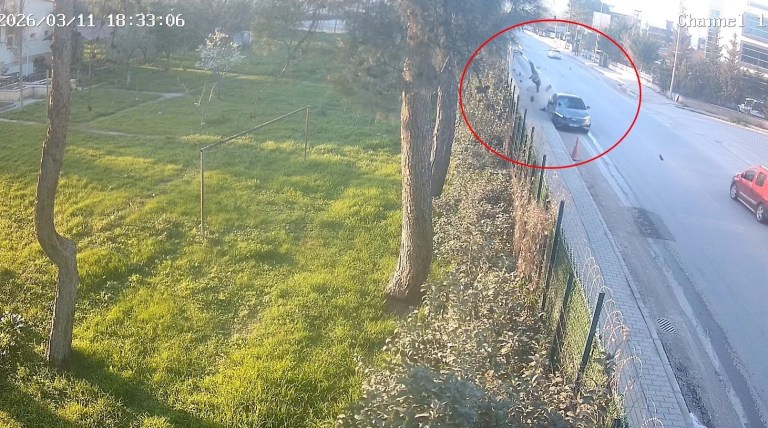 Bursa İznik'te Bisikletlinin Ölümüne Neden Olan Kaza Kamerada