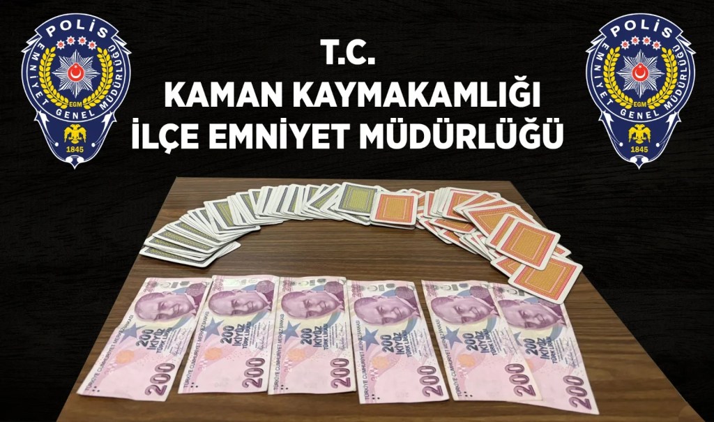 Kırşehir'de Kumar Operasyonu: 10 Kişiye Ceza