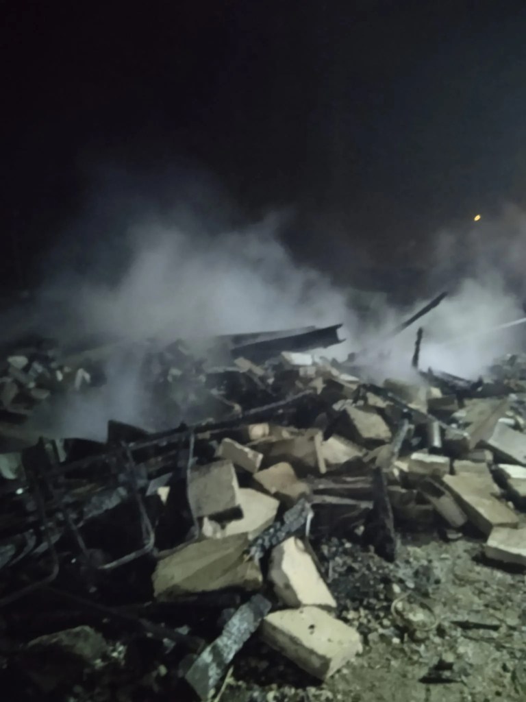 Bolu Mudurnu'da Tek Katlı Ev Yangında Kül Oldu