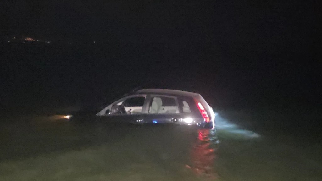 Bursa'da Otomobil İznik Gölü'ne Uçtu: 1 Yaralı