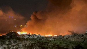Kayseri'de Bahçede Çıkan Yangın Korkuttu