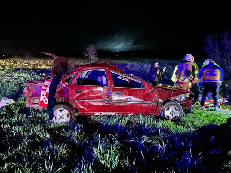 Kula'da Otomobil Kazası: 1 Ölü, 3 Yaralı