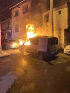 Kütahya'da Araç Kundaklama Şüphelisi Tutuklandı