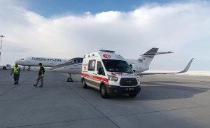30 Günlük Bebek İçin Uçak Ambulans Ankara'ya Havalandı