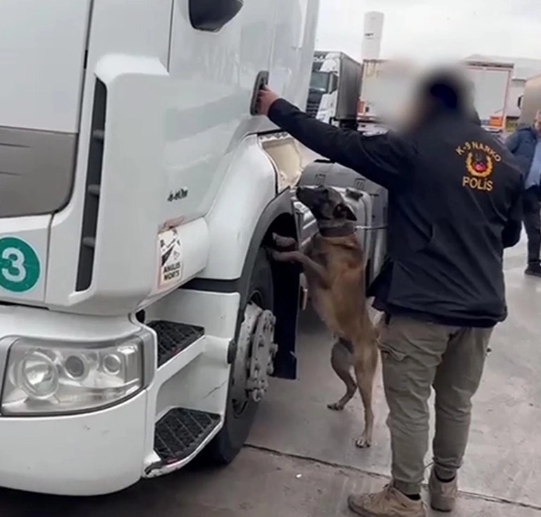 Edirne'de TIR'da 53 Kilo Skunk Ele Geçirildi