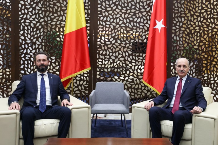 TBMM Başkanı Kurtulmuş Romanya'da Resmi Temaslarda