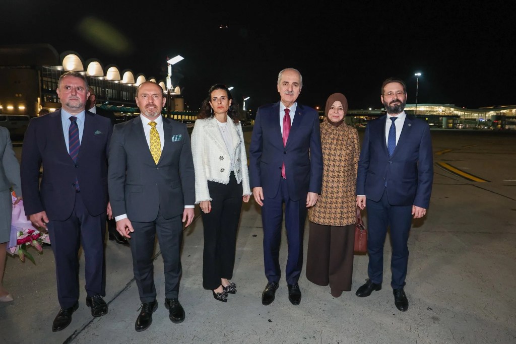 TBMM Başkanı Kurtulmuş Romanya'da Resmi Temaslarda
