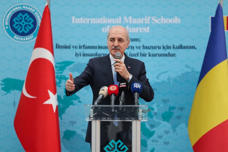 TBMM Başkanı Kurtulmuş Bükreş'te Türk Toplumu ile Buluştu