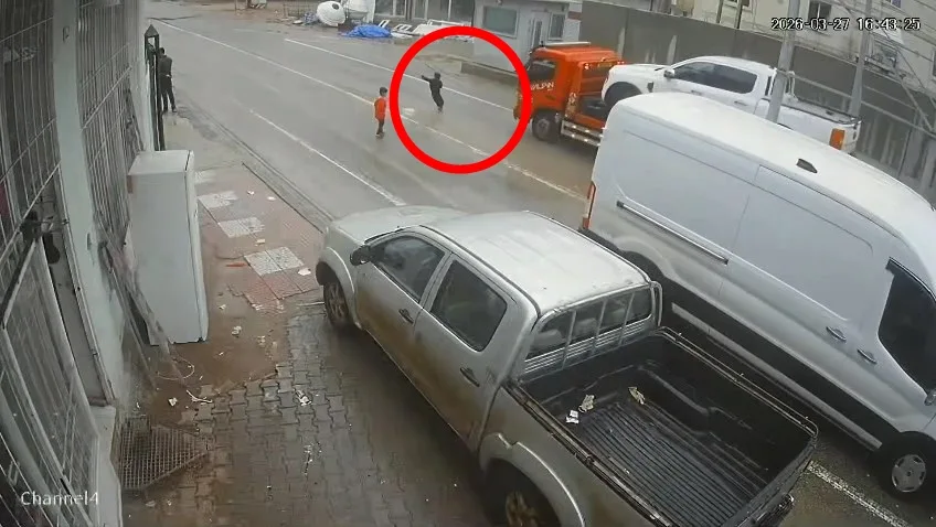 Çekici Sürücüsünün Dikkati Çocuğu Kazadan Kurtardı