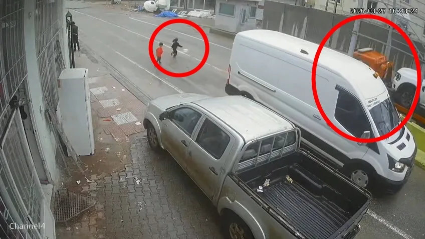 Çekici Sürücüsünün Dikkati Çocuğu Kazadan Kurtardı