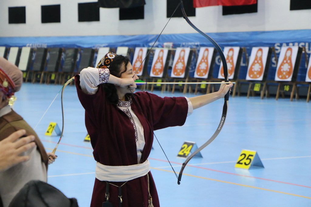 Samsun'da Geleneksel Okçuluk Şampiyonası Tamamlandı