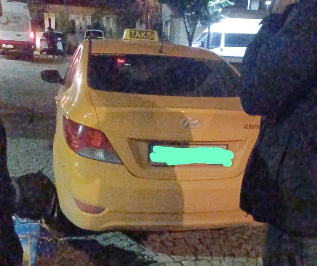 Gaziantep'te Taksiden Kaçak Göçmen Çıktı