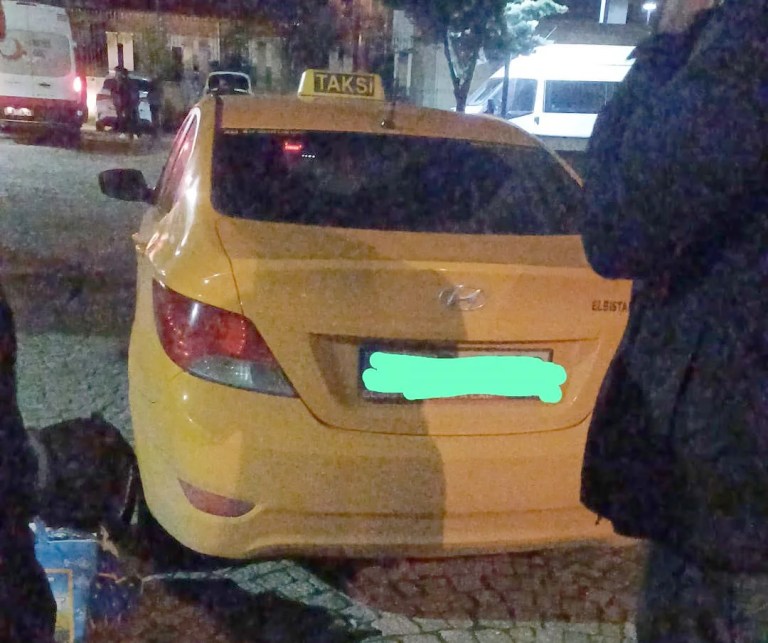 Gaziantep'te Taksiden Kaçak Göçmen Çıktı