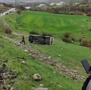 Şırnak Silopi'de öğrenci servisi kazası: 5 yaralı